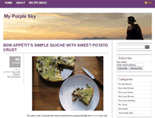 Tablet Screenshot of mypurplesky.com